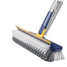 Long-Handled Floor Brush, Multi-Functional Scraping and Cleaning Brush, Cleaning Without Blind Spots