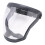 Work Protection Mask Full Face Protector Shield Transparent Facial Protector Face Dustproof with 10 Filter Black 7