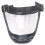 Work Protection Mask Full Face Protector Shield Transparent Facial Protector Face Dustproof with 10 Filter Black 8