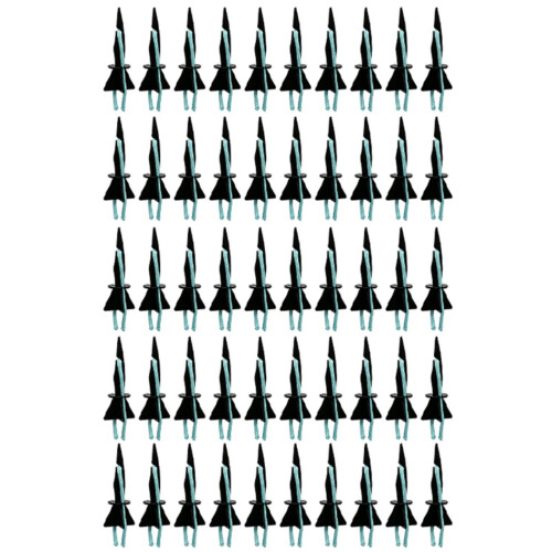 50Pcs Adjustable Watering Spikes Water Absorbing Plastic-M 1