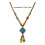 Colorful Ethnic Style Ceramic Beaded Necklace With Unique Square 3