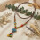 Colorful Ethnic Style Ceramic Beaded Necklace With Unique Square 4
