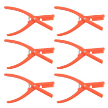 6-teiliges, freundliches Schälgerät, ergonomisches-1orange Farbe