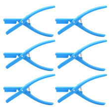 6 Stück Kunststoff-Meeresfrüchte-Shell-Cracker, effizientes-Blau