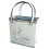 Artistic Plant Container With Easy Carry Handle Wrought-White 1