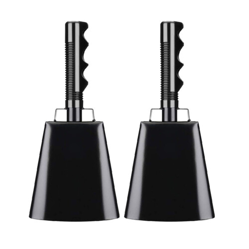 Premium Metallic Ringing Device 10 Inches Long-Black 2 pieces