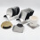 6Pcs Metal Cup Pad Beverage Drink Coasters with Storage-4 7