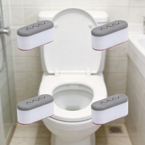 4PCS WC-Sitz-Stoßstangenpolster, Geräuschreduzierung, 1