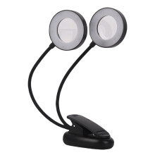 Augenschutz-Tischlampe mit um 360 Grad-Doppelkopfladung