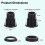 1/2Inch NPT Threaded Coupling Leakproof Hose Connector For 4