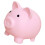 Dekorative Spardose in Schweineform,-Rosa 1 1
