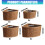 Robuster, dreieckiger Organizer-Korb, ideal für-1Radius 29,5 cm 4