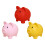 Decorative Pig Shape Saving Jar Money Management Holder-Pink 1 7