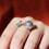 Delicate Open Finger Rings Alloy Texture Suitable for-gold 7