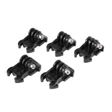 stuks snelkoppelingsclips voor installatie, compatibel met GoPro HERO (2018) 6 5 4 3+3 2 1 Zwart Zilver