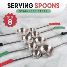 Portion Control Serving Spoons - Bariatric Must Haves - Perfect for Weight Watchers& Gastric Bypass - Set of 8 Ladles