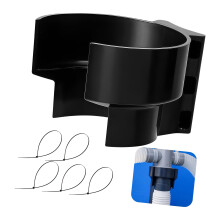 Strong ABS Plastic Pool Valves Holder Prevents Hose Damage &