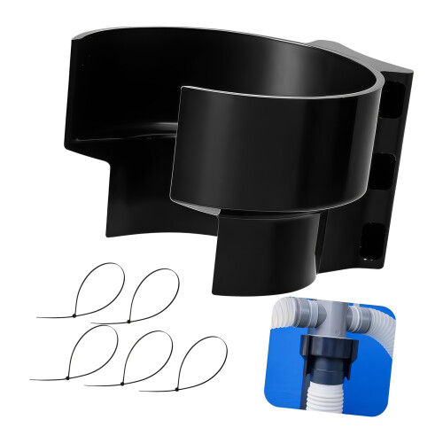 Strong ABS Plastic Pool Valves Holder Prevents Hose Damage &