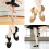 High Elastic Ballet Dance Shoes With Excellent-Black 37 3
