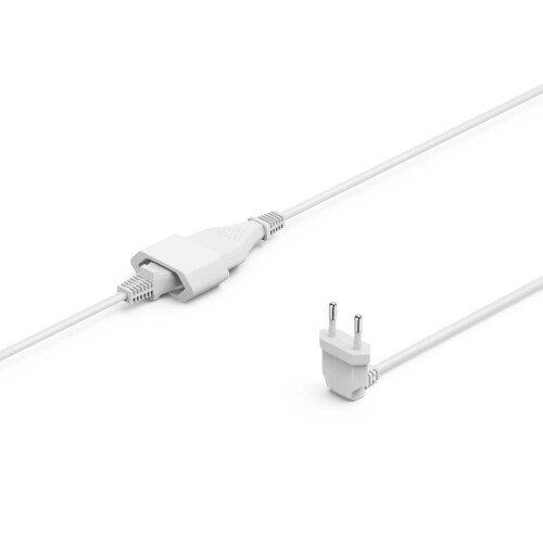 Hama Extensão elétrica - 3 m - Tomada europeia angular - Interior - Branco 2