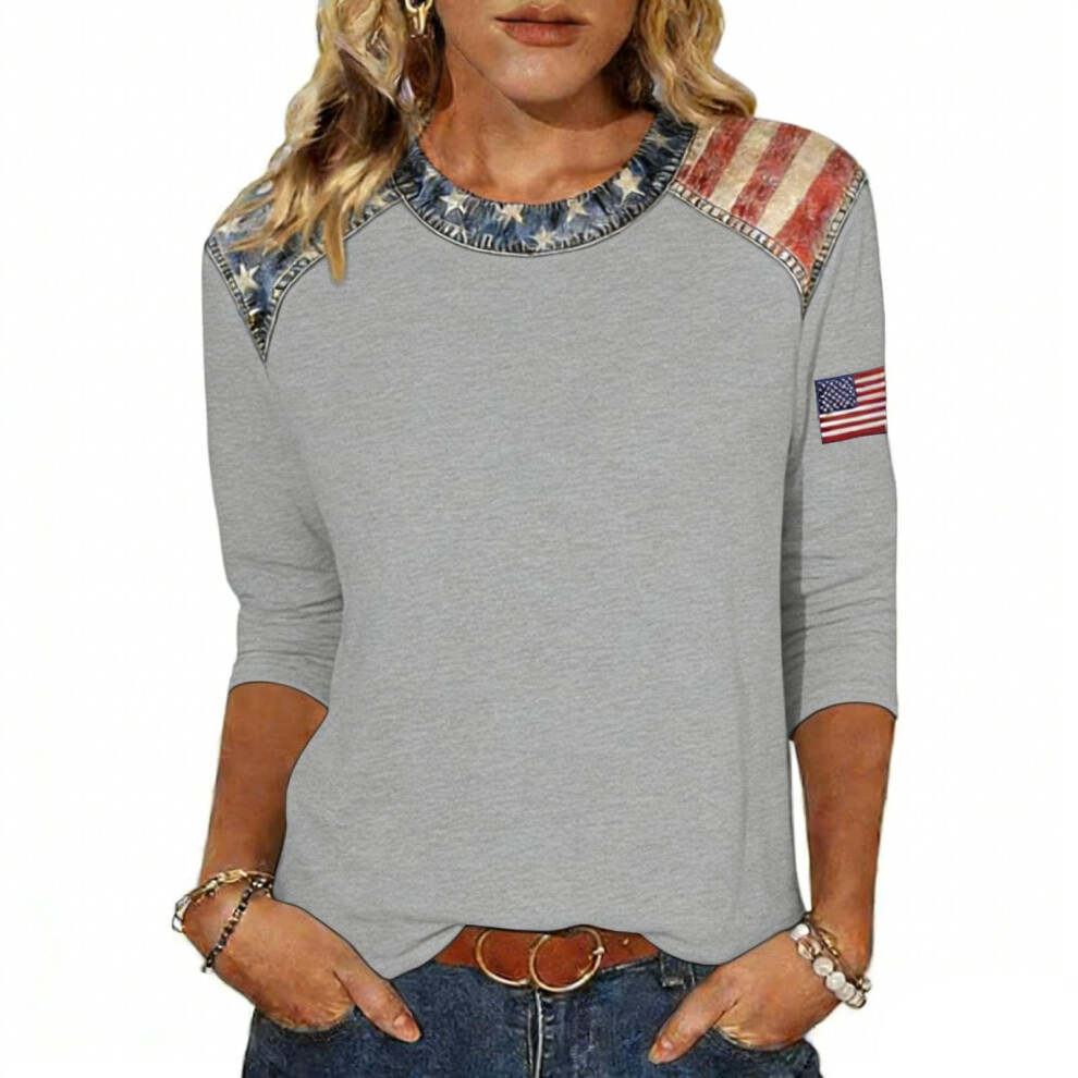 Patriotic  250 Shirt Anniversary  Shirt Women 250th-Gray XXL