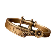 Fashionable Sewing Machine Inspired Jewelry Rings Suitable For