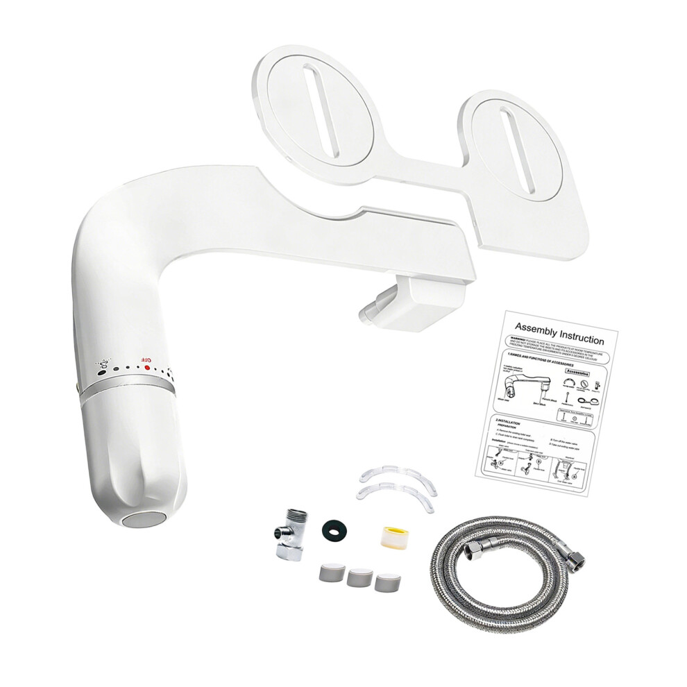Toilet Seat Attachment Double Nozzle Bidet With-European Model 7696001781814