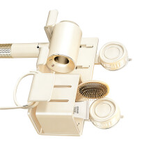 Hair Dryer Holder Wall Dryer Cradle Straightener Stand-White 1
