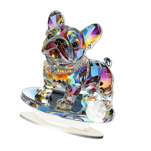 Modern 2D Flat Animal Statue Acrylic Decors Accent For-3 0