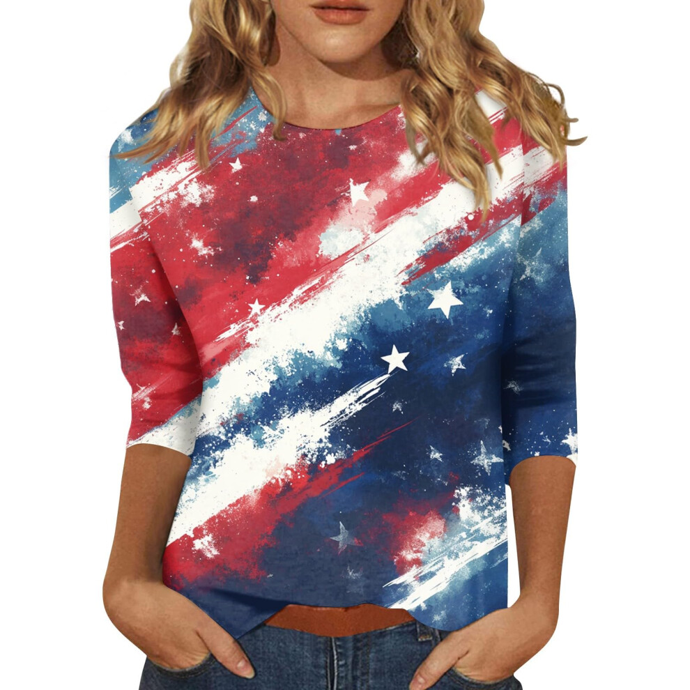 Patriotic  250 Shirt Anniversary  Shirt Women 250th-red blue XL