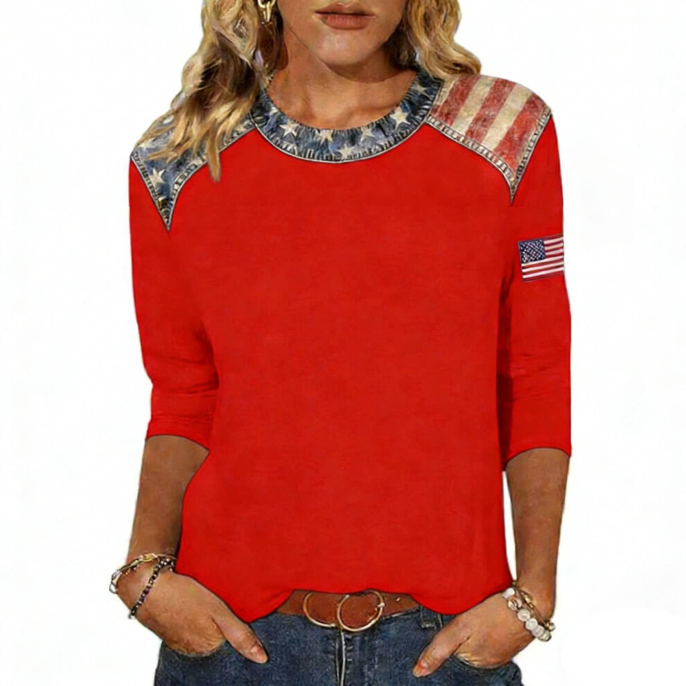 Patriotic  250 Shirt Anniversary  Shirt Women 250th-Red XL