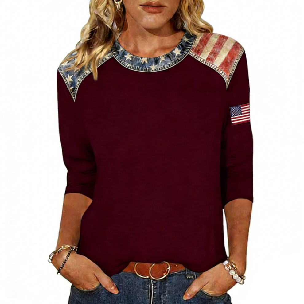 Patriotic  250 Shirt Anniversary  Shirt Women 250th-Burgundy XL