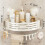 Waterproof Bathroom Corner Shelf Space Saving Bathroom-White 4