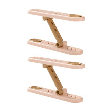 Nützliches Schuhregal für enge Räume aus festem ABS, ideal,-Rosa