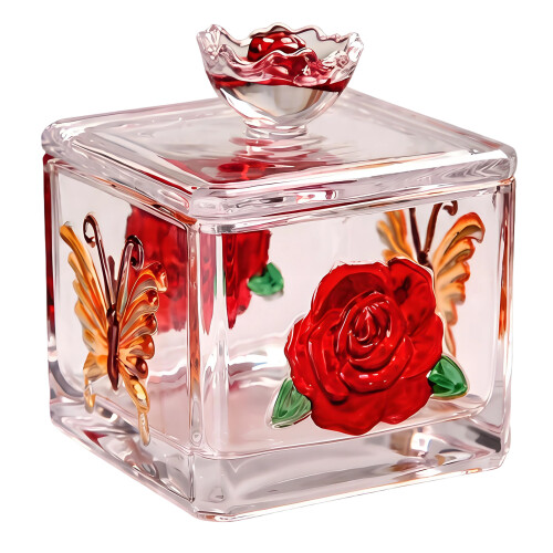 Glass Jar With Lid Cookie Candy Jar,Jewelry Box,Biscuits