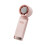 USB Rechargeable Portable Fan Quiet Handheld Foldable Fan-Pink 1