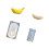 Unique Banana Shaped Mold Silicone Texture Cake-1 set 1