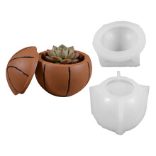 Basketball Baseball Silicone Flowerpot-Basketball storage b