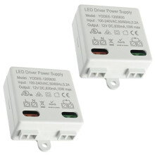 12 V/ 10W LED Transformer LED Transformer for 12 V LED Lights and Stripe No Minimum Load Requirements
