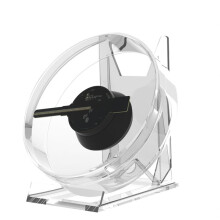 3D-LüFter-Hologramm-Projektor, Desktop-LED-Schild, Holografische Lampe, Player, Fernanzeige, UnterstüTzt Bilder und Videos