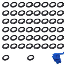 Manual Rotating Curtain Hole Punch Set Includes 50-Black