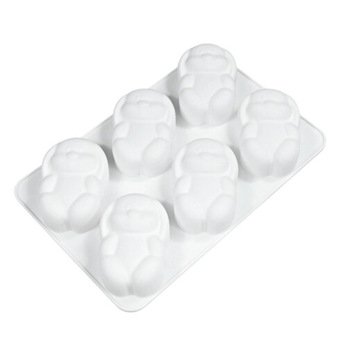 Rabbits Shape Silicone Baking Tray Cake Moulds Dessert Molds