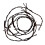 2 Meter Plastic Garland with Barbed Wire Thorn Vine For-Brown 1