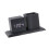 USB Operated Desk Clock Having Storage For Writing-Black 1