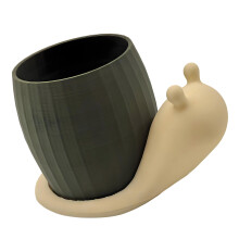 Plastic Fleshy Plant Pot Snail Shape Cartoon Plastic-color