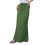 Women's color drawstring elastic waist multi-color-Army Green M 1