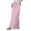 Women's color drawstring elastic waist multi-color-Pink M 1