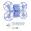 Multipurpose Ceiling Fan and Light with 50W LED and Remote-Blue 1