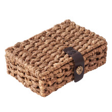Traditional Manual Straw Box With Fixed Lid Excellent For-small