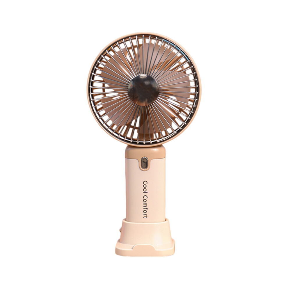Handheld Quiet Fan 5 Speed Desk Fan Cooling Tool For-White 7696001811238